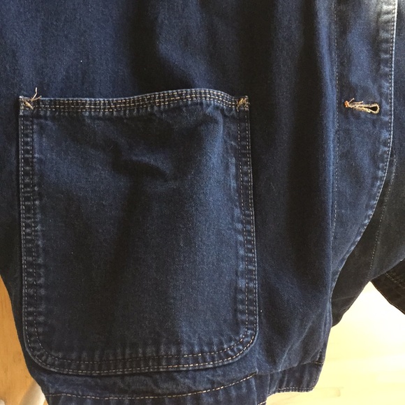 Vintage Gap denim chore jacket, blanket lining - Picture 5 of 5
